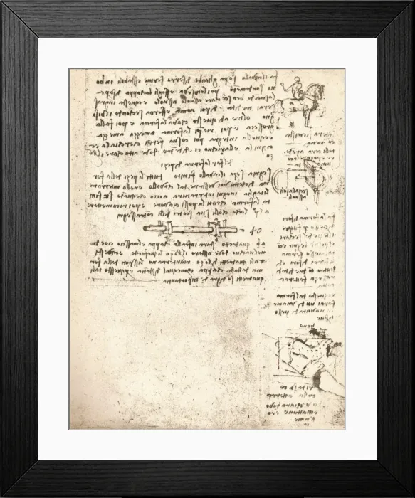 Framed Print : Study for the Sforza Monument, c1482-c1499 (1883). Artist: Leonardo da Vinci Framed Print : Study for the Sforza Monument, c1482-c1499 (1883). Artist: Leonardo da Vinci