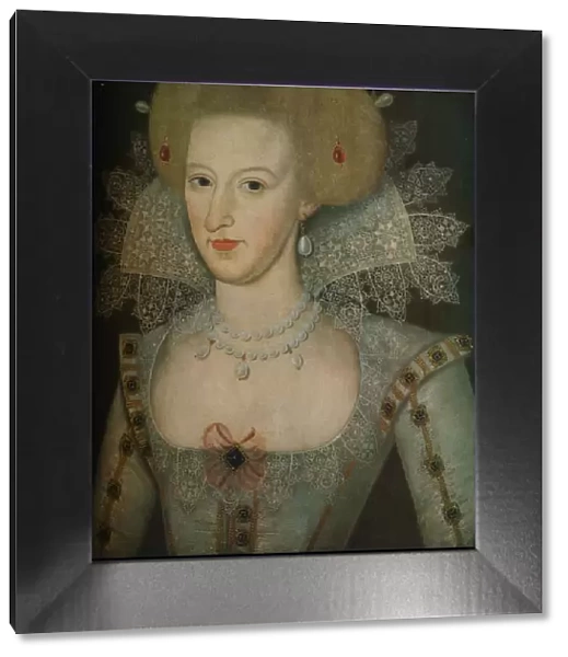 Anne of Denmark (1574-1619), queen consort of King James I, 17th century. Artist: Marcus Gheeraerts, the Younger