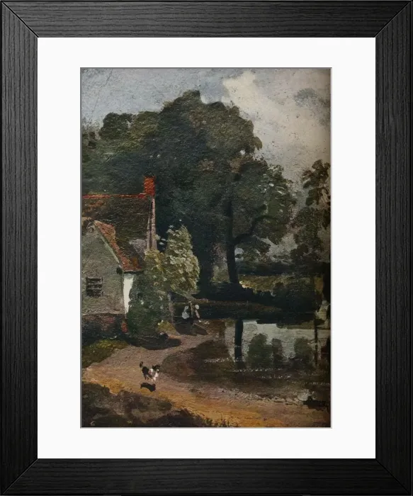 Framed Print : Willy Lott?s House, c1811 Framed Print : Willy Lott?s House, c1811