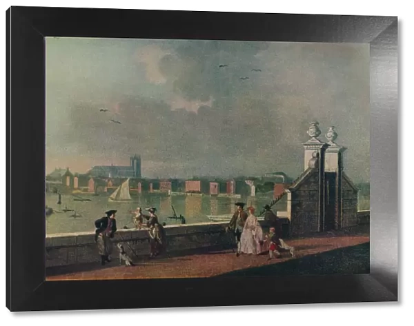 View from the Terrace of Old Somerset House, c1770. Artist: Paul Sandby