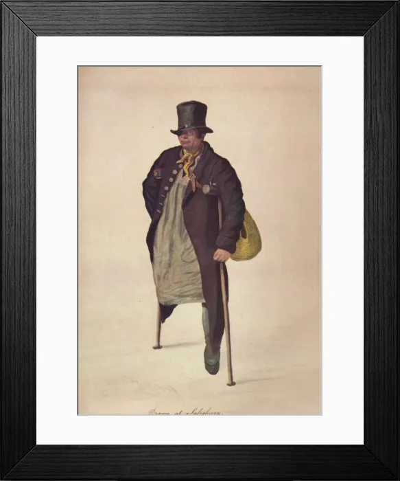 Framed Print : Drawn at Salisbury, c1800. Artist: George Scharf Framed Print : Drawn at Salisbury, c1800. Artist: George Scharf