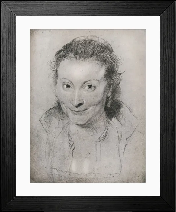 Framed Print : Isabella Brandt, 1621. Artist: Peter Paul Rubens Framed Print : Isabella Brandt, 1621. Artist: Peter Paul Rubens