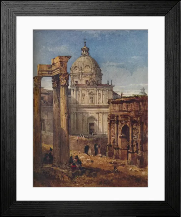Framed Print : Roman Scene, c1831. Artist: William Wyld Framed Print : Roman Scene, c1831. Artist: William Wyld