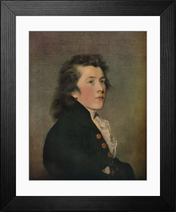 Framed Print : Amos Simon Cottle, 1787. Artist: William Palmer Framed Print : Amos Simon Cottle, 1787. Artist: William Palmer