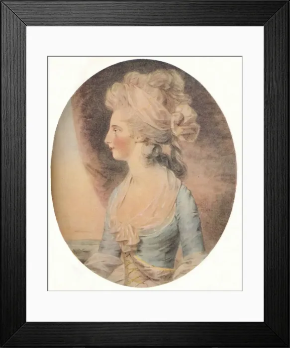 Framed Print : Mary Isabella, Duchess of Rutland, c1781. Artist: John Downman Framed Print : Mary Isabella, Duchess of Rutland, c1781. Artist: John Downman