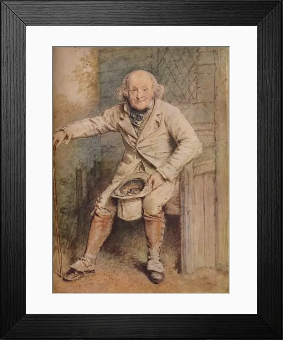 Framed Print : Portrait of the Artist, 19th century. Artist: William Henry Hunt