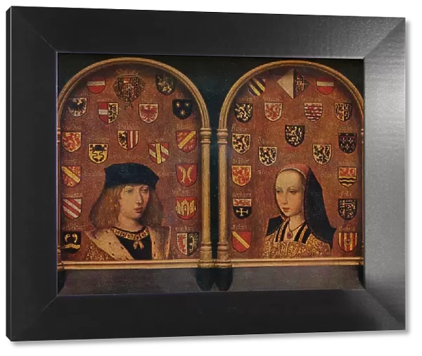 Diptych: Philip the Handsome and Margaret of Austria, c1493. Artists: Pieter van Coninxloo, Margaret of Austria