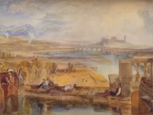 Lancaster, from the Aqueduct Bridge, c1825. Artist: JMW Turner
