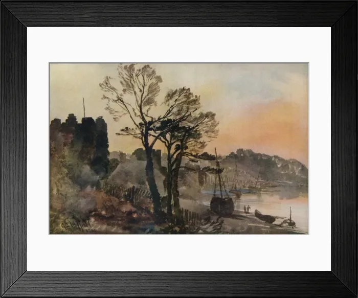 Framed Print : Conway Bay, 1880. Artist: George Sheffield Framed Print : Conway Bay, 1880. Artist: George Sheffield