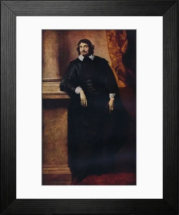 Framed Print : Portrait of the Abbe Scaglia, 1634. Artist: Anthony van Dyck Framed Print : Portrait of the Abbe Scaglia, 1634. Artist: Anthony van Dyck
