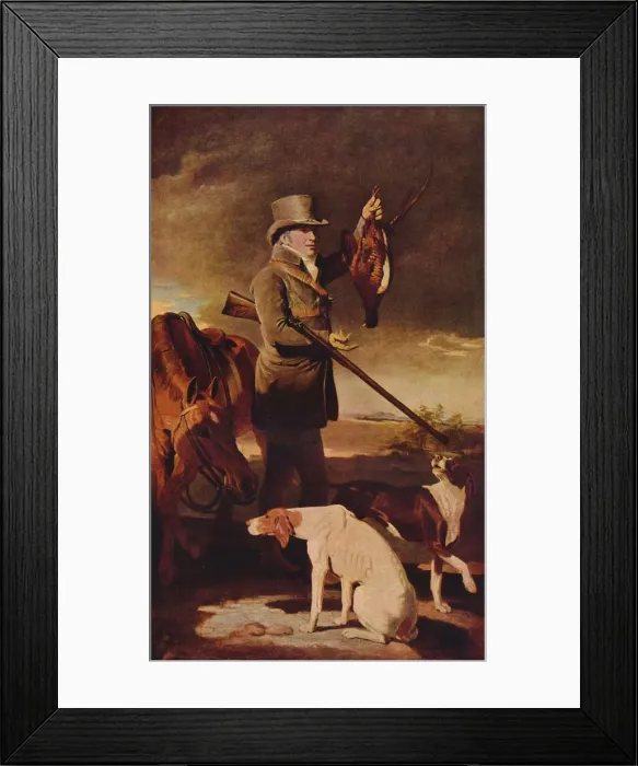 Framed Print : J. G. Shaddick, the Celebrated Sportsman, 1806. Artist: Benjamin Marshall Framed Print : J. G. Shaddick, the Celebrated Sportsman, 1806. Artist: Benjamin Marshall