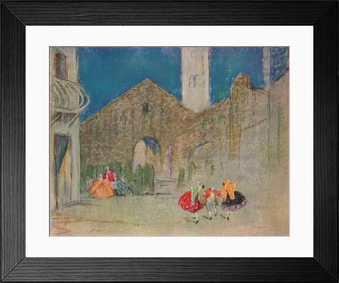 Framed Print : Scene from the Russian Ballet: The Good-Humoured Ladies, c1900. Artist: Claude Allin Shepperson Framed Print : Scene from the Russian Ballet: The Good-Humoured Ladies, c1900. Artist: Claude Allin Shepperson