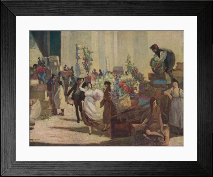 Framed Print : The Market, c1900. Artist: Claude Allin Shepperson Framed Print : The Market, c1900. Artist: Claude Allin Shepperson