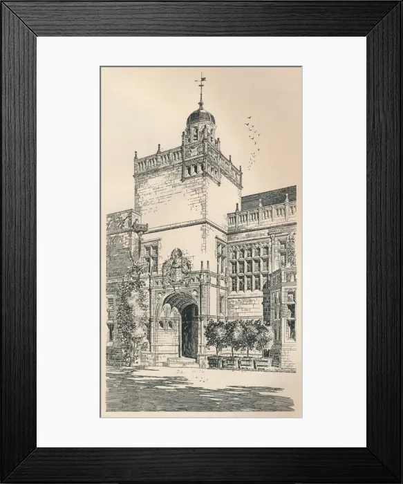 Framed Print : Peverey, Shropshire, Sir Aston Webb. P. R. A. Architect, c1919 Framed Print : Peverey, Shropshire, Sir Aston Webb. P. R. A. Architect, c1919