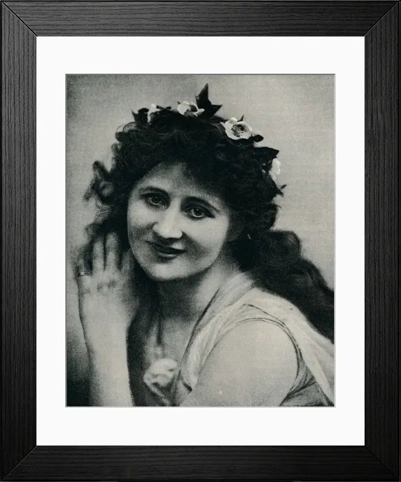 Framed Print : Miss Mary Anderson as Perdita, c1893. Artist: Henry Herschel Hay Cameron