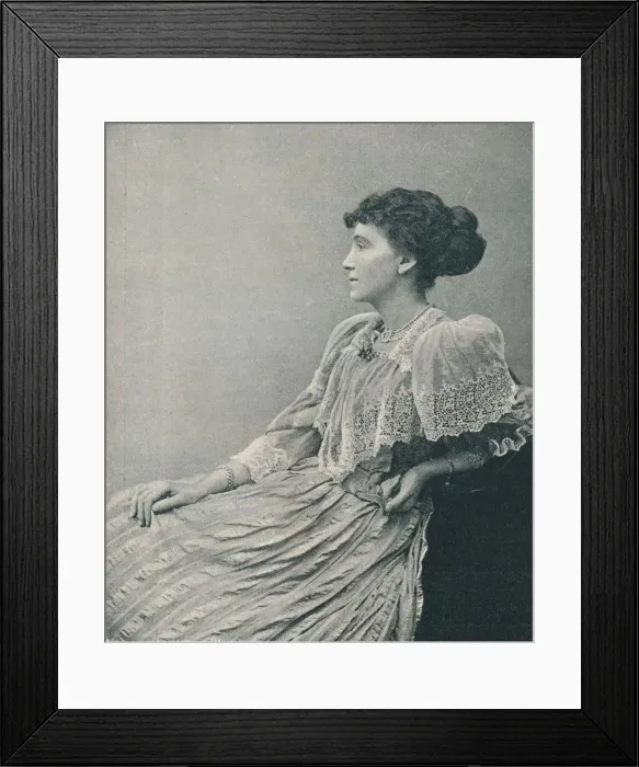 Framed Print : Mrs. Hugh E. H. Hoare, c1893. Artist: Henry Herschel Hay Cameron Framed Print : Mrs. Hugh E. H. Hoare, c1893. Artist: Henry Herschel Hay Cameron