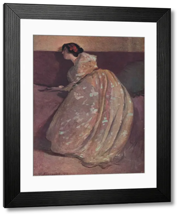 Framed Print : The Divan, c1900. Artist: John White Alexander Framed Print : The Divan, c1900. Artist: John White Alexander