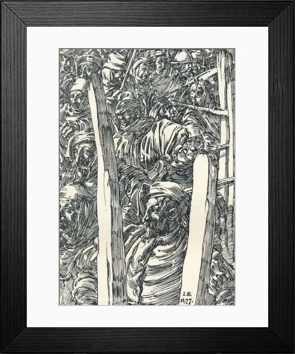 Framed Print : The Peasants Revolt, c1895. Artist: Joseph Kaspar Sattler Framed Print : The Peasants Revolt, c1895. Artist: Joseph Kaspar Sattler