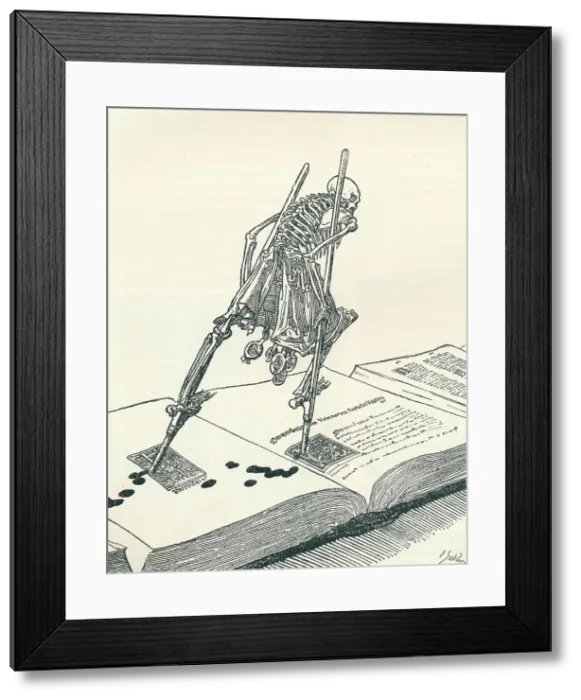 Framed Print : The Modern Dance of Death, c1895. Artist: Joseph Kaspar Sattler Framed Print : The Modern Dance of Death, c1895. Artist: Joseph Kaspar Sattler