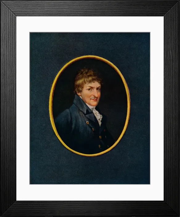 Framed Print : Messinger Monsey, 18th century. Artist: Henry Edridge