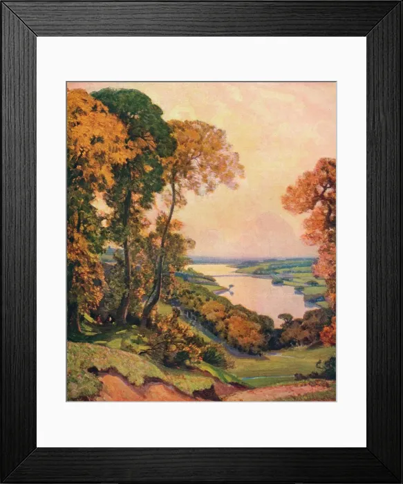 Framed Print : Rivington Water, 1910. Artist: Alfred Edward East Framed Print : Rivington Water, 1910. Artist: Alfred Edward East