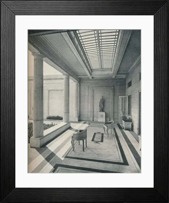 Framed Print : House in Grosvenor Road Westminster - The Stoa Looking West. G. and A. Gilbert Scott, Architects Framed Print : House in Grosvenor Road Westminster - The Stoa Looking West. G. and A. Gilbert Scott, Architects