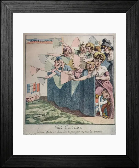 Framed Print : Vent Contraire, c19th century Framed Print : Vent Contraire, c19th century