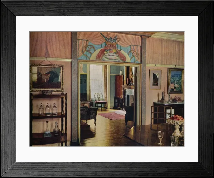 Framed Print : Dining-room designed by C. Maresco Pearce. 1941 Framed Print : Dining-room designed by C. Maresco Pearce. 1941