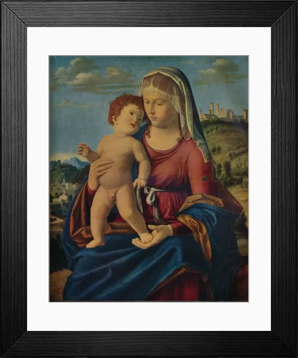 Framed Print : The Virgin and Child, c1496-9. Artist: Giovanni Battista Cima da Conegliano Framed Print : The Virgin and Child, c1496-9. Artist: Giovanni Battista Cima da Conegliano