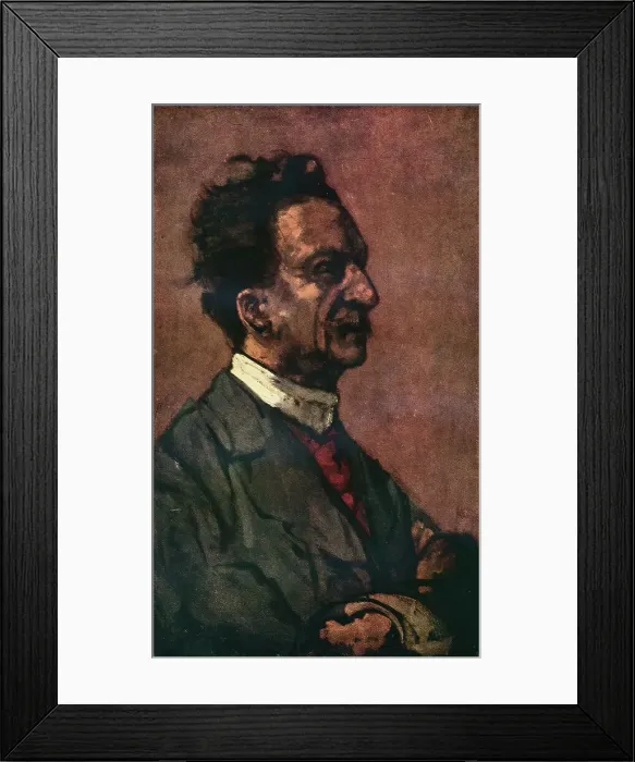 Framed Print : Portrait of Fred Winter, c1897-1898. Artist: Walter Richard Sickert Framed Print : Portrait of Fred Winter, c1897-1898. Artist: Walter Richard Sickert