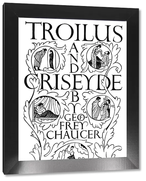 Title Page: Troilus and Criseyde, 1927. Artist: Eric Gill