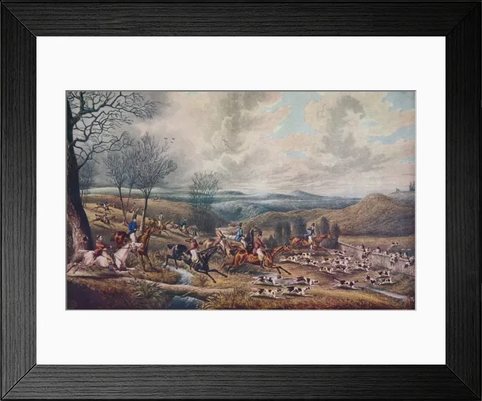 Framed Print : The Chase of the Roebuck, 1834. Artist: Henry Thomas Alken Framed Print : The Chase of the Roebuck, 1834. Artist: Henry Thomas Alken