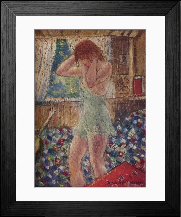 Framed Print : In The Caravan, c20th century. Artist: CRW Nevinson Framed Print : In The Caravan, c20th century. Artist: CRW Nevinson