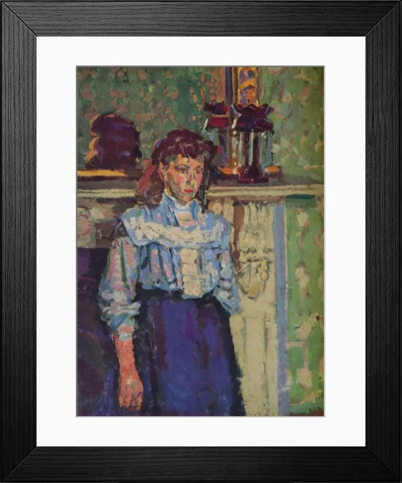 Framed Print : Interior, c19th century. Artist: Harold Gilman Framed Print : Interior, c19th century. Artist: Harold Gilman