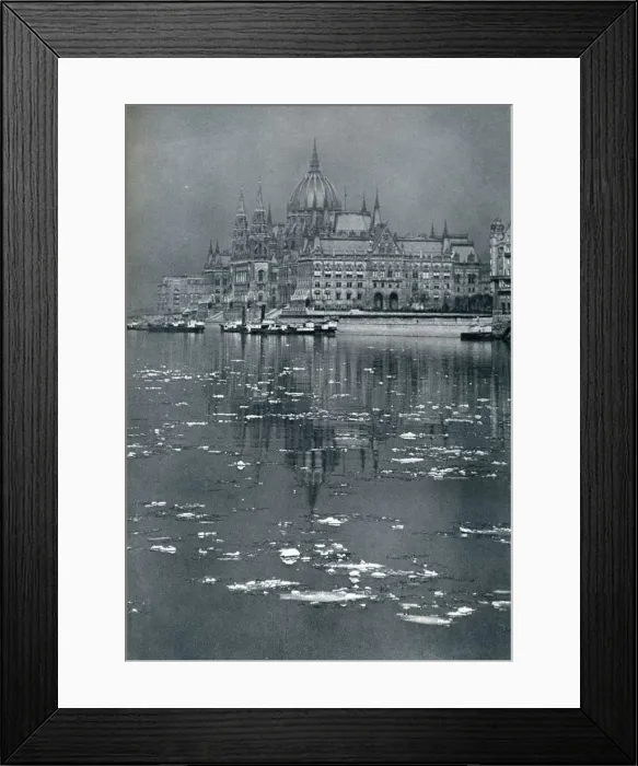Framed Print : The House of Parliament, Budapest, c1932. Artist: Rudolf Balogh Framed Print : The House of Parliament, Budapest, c1932. Artist: Rudolf Balogh
