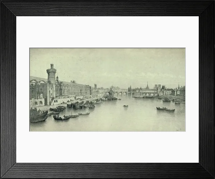 Framed Print : Paris in 1658, 1915. Artist: PH Benoist Framed Print : Paris in 1658, 1915. Artist: PH Benoist