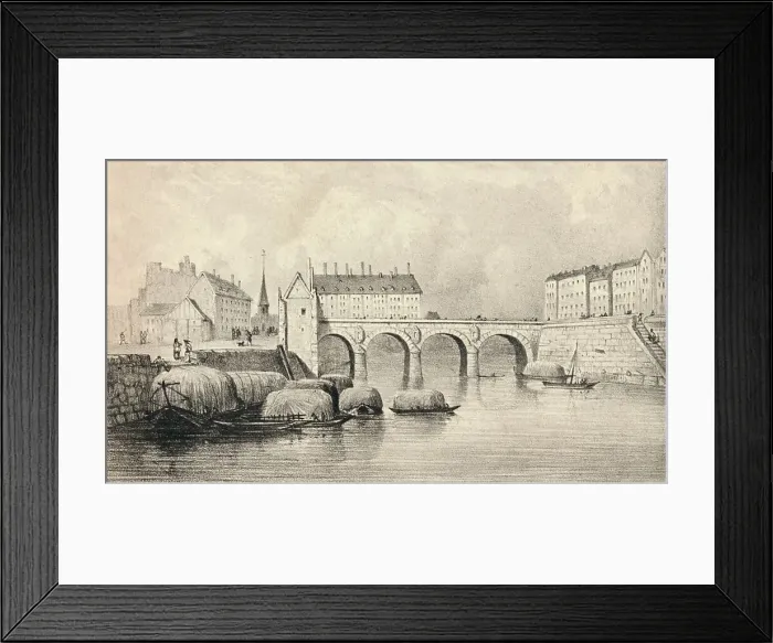 Framed Print : The Pont Marie, 1915 Framed Print : The Pont Marie, 1915