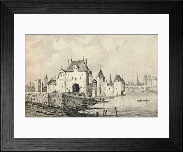 Framed Print : The Porte St Bernard, 1915 Framed Print : The Porte St Bernard, 1915