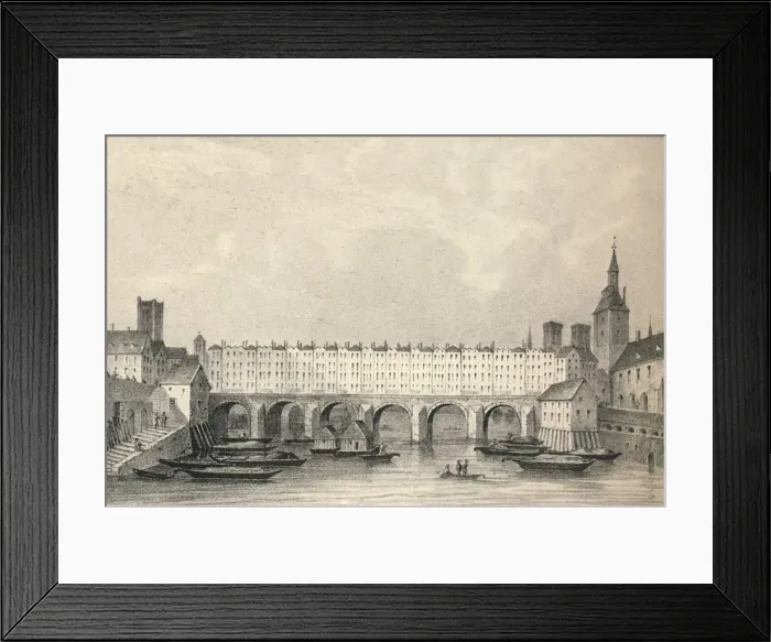 Framed Print : The Pont au Change, 1915 Framed Print : The Pont au Change, 1915