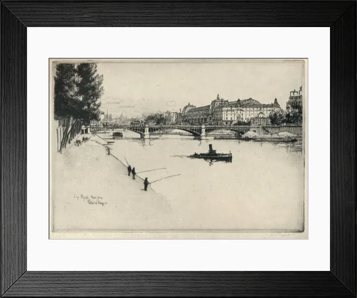 Framed Print : `The Palais d Orsay, 1915. Artist: Eugene Bejot Framed Print : `The Palais d Orsay, 1915. Artist: Eugene Bejot