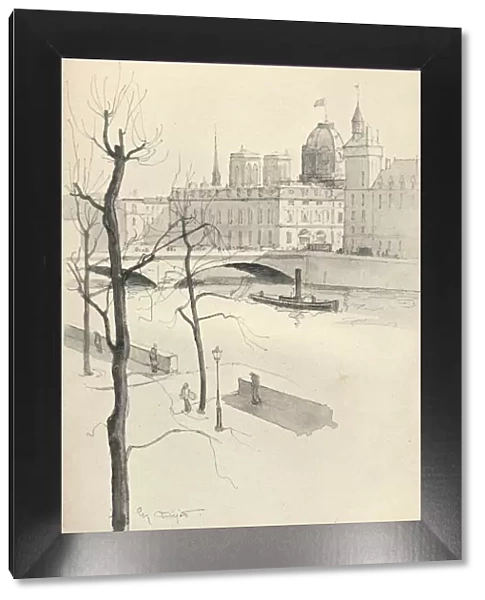 The Pont au Change, 1915. Artist: Eugene Bejot