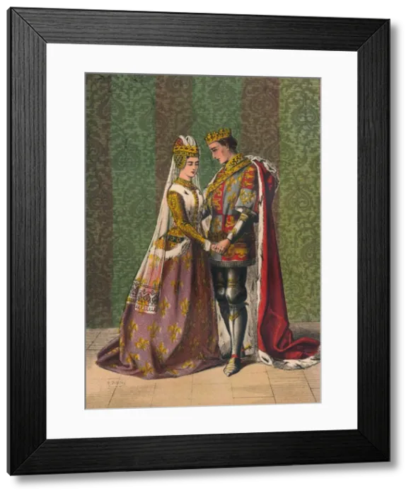 Framed Print : Dat Is As It Sall Please De Roi Mon Pere, c1875. Artists: William Shakespeare, Robert Charles Dudley Framed Print : Dat Is As It Sall Please De Roi Mon Pere, c1875. Artists: William Shakespeare, Robert Charles Dudley