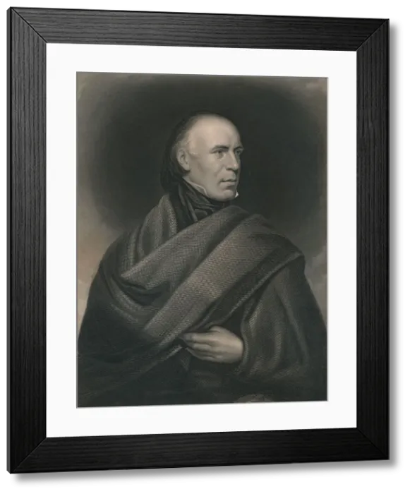 Framed Print : Allan Cunningham (1784-1842), Scottish poet and author, 1840. Artist: J Thomson Framed Print : Allan Cunningham (1784-1842), Scottish poet and author, 1840. Artist: J Thomson
