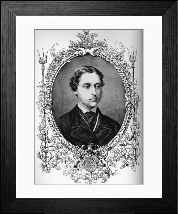 Framed Print : The Prince of Wales at the time of his marriage, c1863 (1910) Framed Print : The Prince of Wales at the time of his marriage, c1863 (1910)
