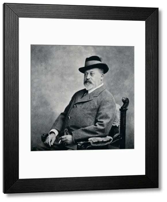 Framed Print : King Edward VII in a Tyrolean hat, 1903 (1911) Framed Print : King Edward VII in a Tyrolean hat, 1903 (1911)