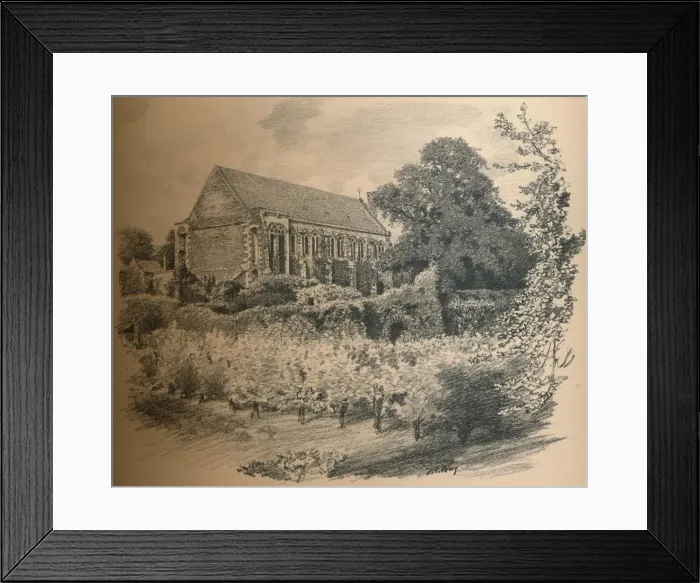Framed Print : The Hall, Eltham Palace, 1902. Artist: Thomas Robert Way Framed Print : The Hall, Eltham Palace, 1902. Artist: Thomas Robert Way
