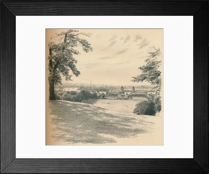 Framed Print : Greenwich Palace From Observatory Hill, 1902. Artists: Thomas Robert Way, John Lane Framed Print : Greenwich Palace From Observatory Hill, 1902. Artists: Thomas Robert Way, John Lane