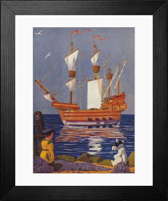 Framed Print : How John Trusty Sailed the Seas, 1937 Framed Print : How John Trusty Sailed the Seas, 1937