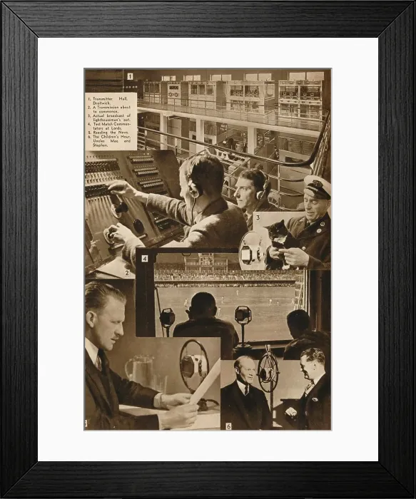 Framed Print : A Visit to the BBC 1-6, 1937 Framed Print : A Visit to the BBC 1-6, 1937