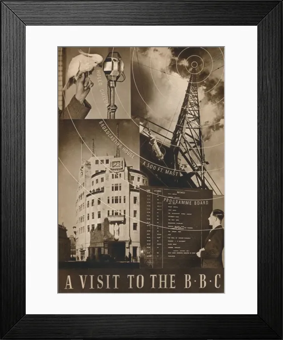 Framed Print : A Visit to the BBC, 1937 Framed Print : A Visit to the BBC, 1937